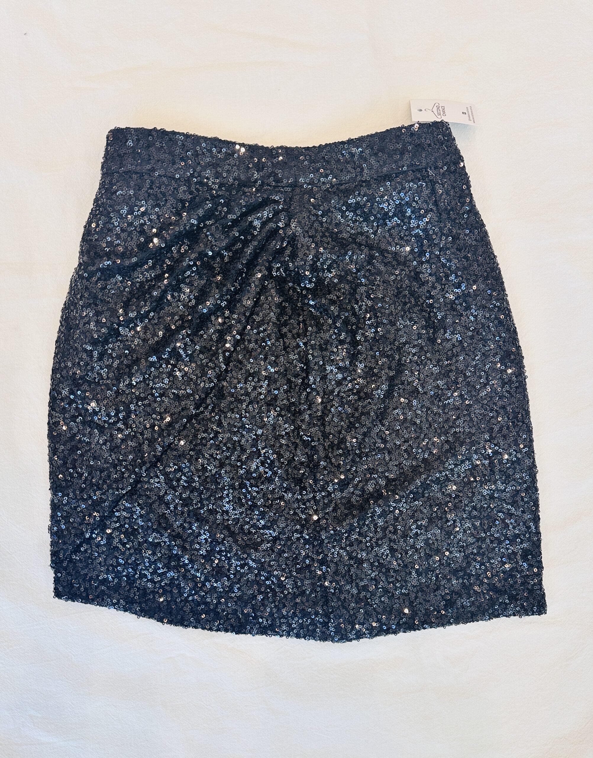 FALDA DE LENTEJUELAS NEGRA FOREVER 21 (L)