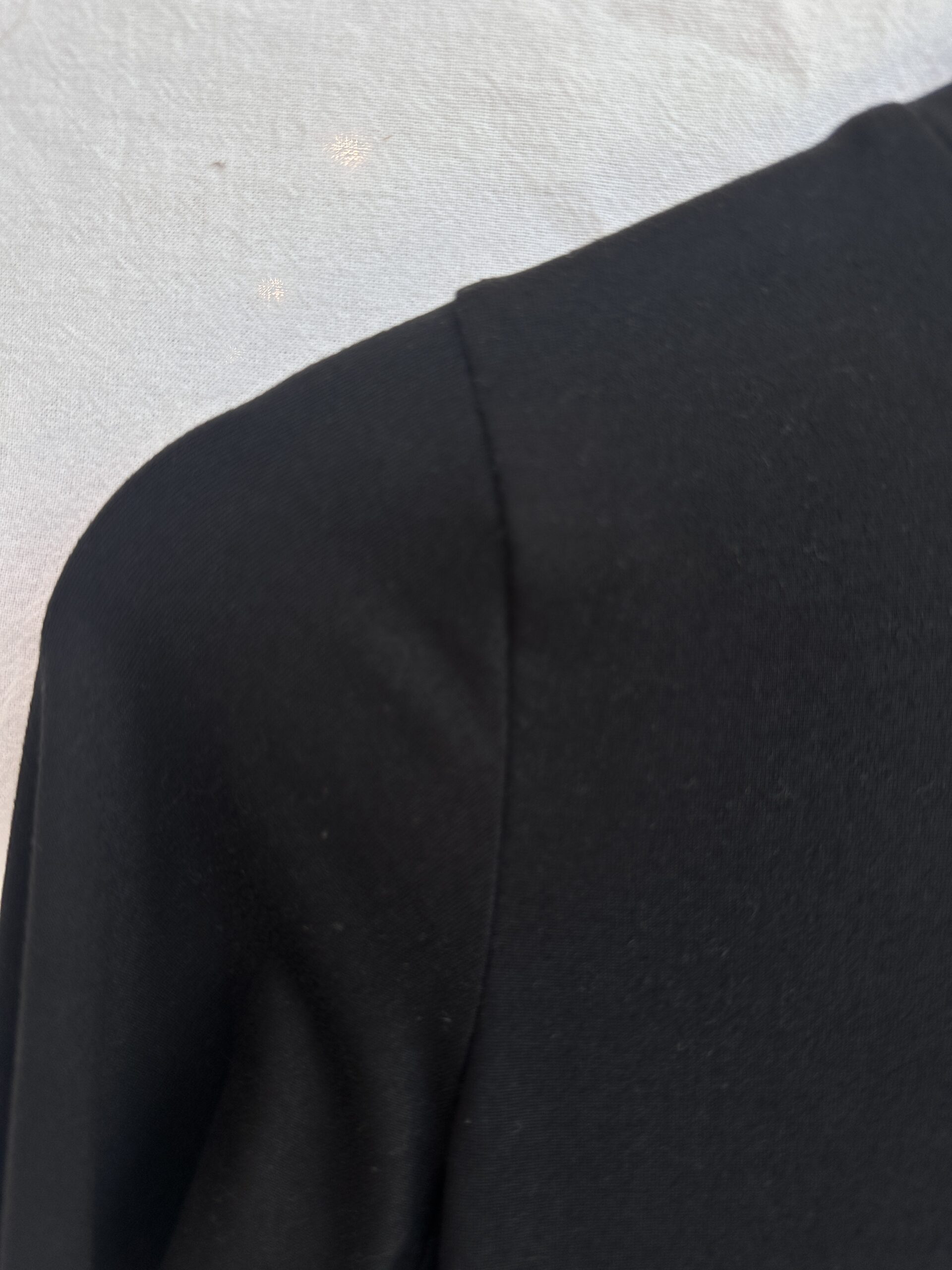 VESTIDO MANGA LARGA NEGRO SIN MARCA (XXS) - Imagen 3