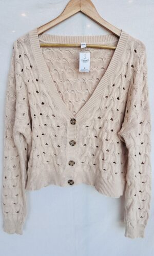 SACO TEJIDO BEIGE VER (M)