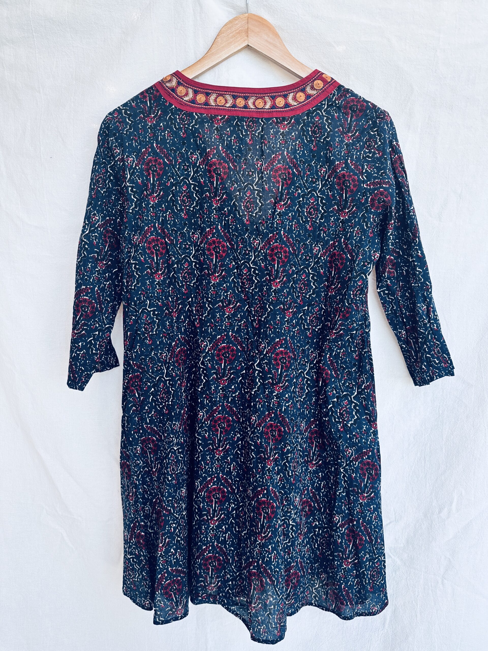 VESTIDO CAMISERO AZUL RAPSODIA - Imagen 3