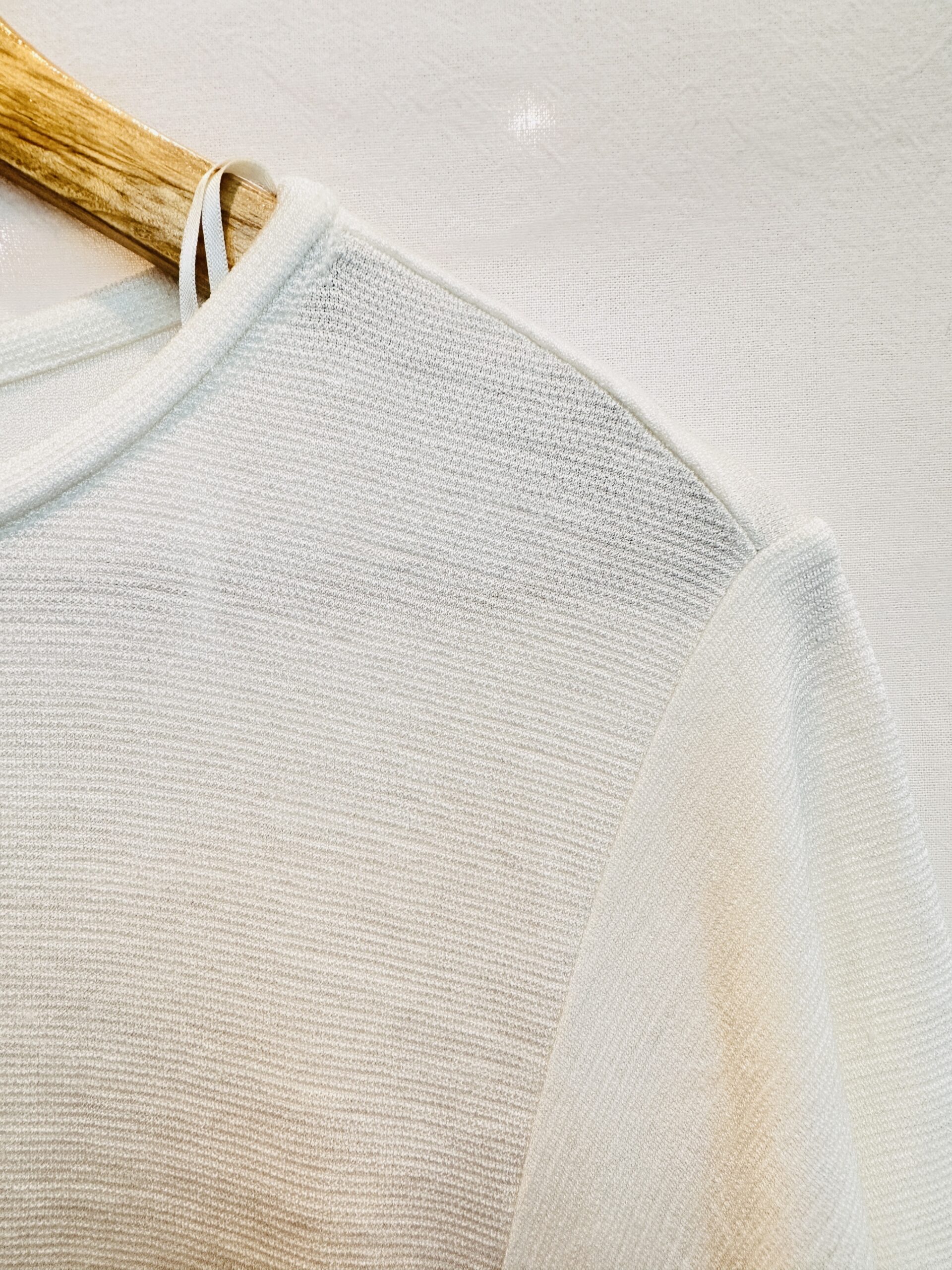 VESTIDO CORTO BLANCO ZARA (M) - Imagen 3