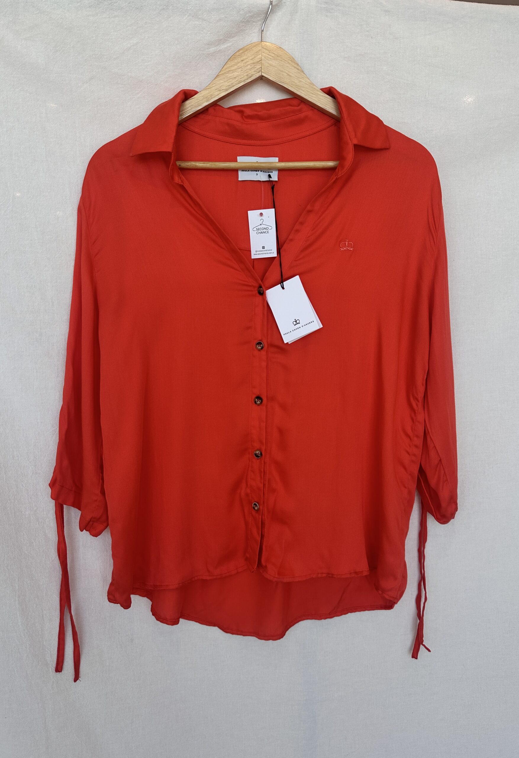 CAMISA SUMMER NARANJA PAULA (M)