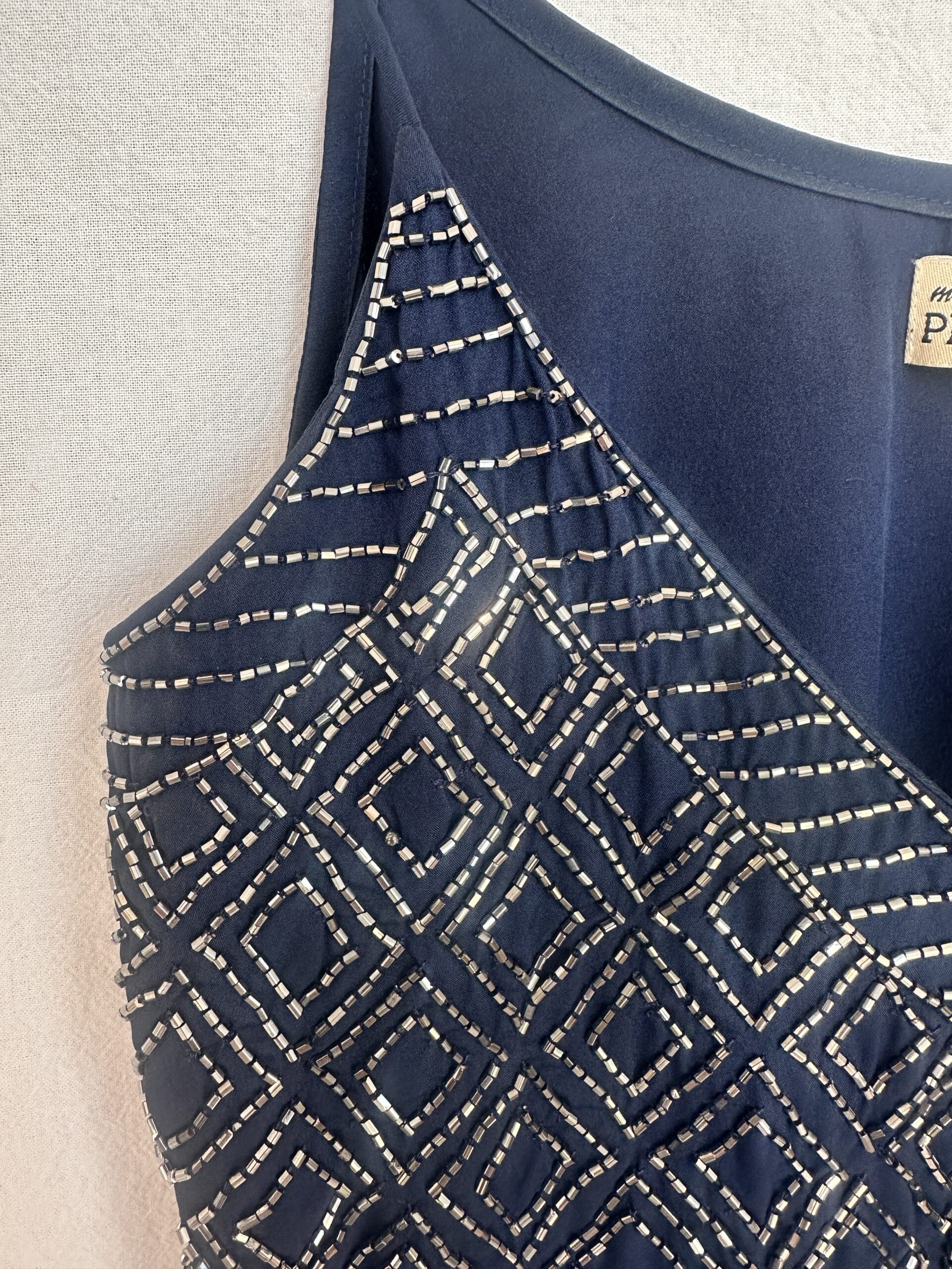 VESTIDO AZUL CON CANUTILLOS PEUQUE JEANS (S) - Imagen 3
