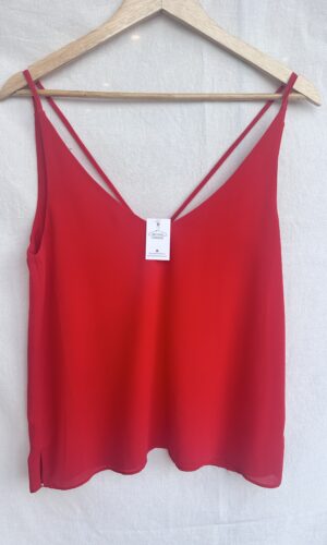 BLUSA DE VESTIR ROJA YAGMOUR (L)