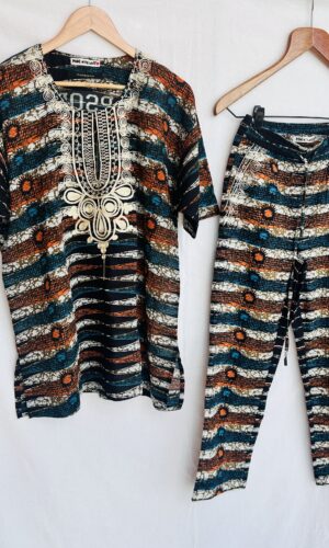 CONJUNTO DASHIKI TUNICA + PANTALON LIVIANO RAPSODIA (S)