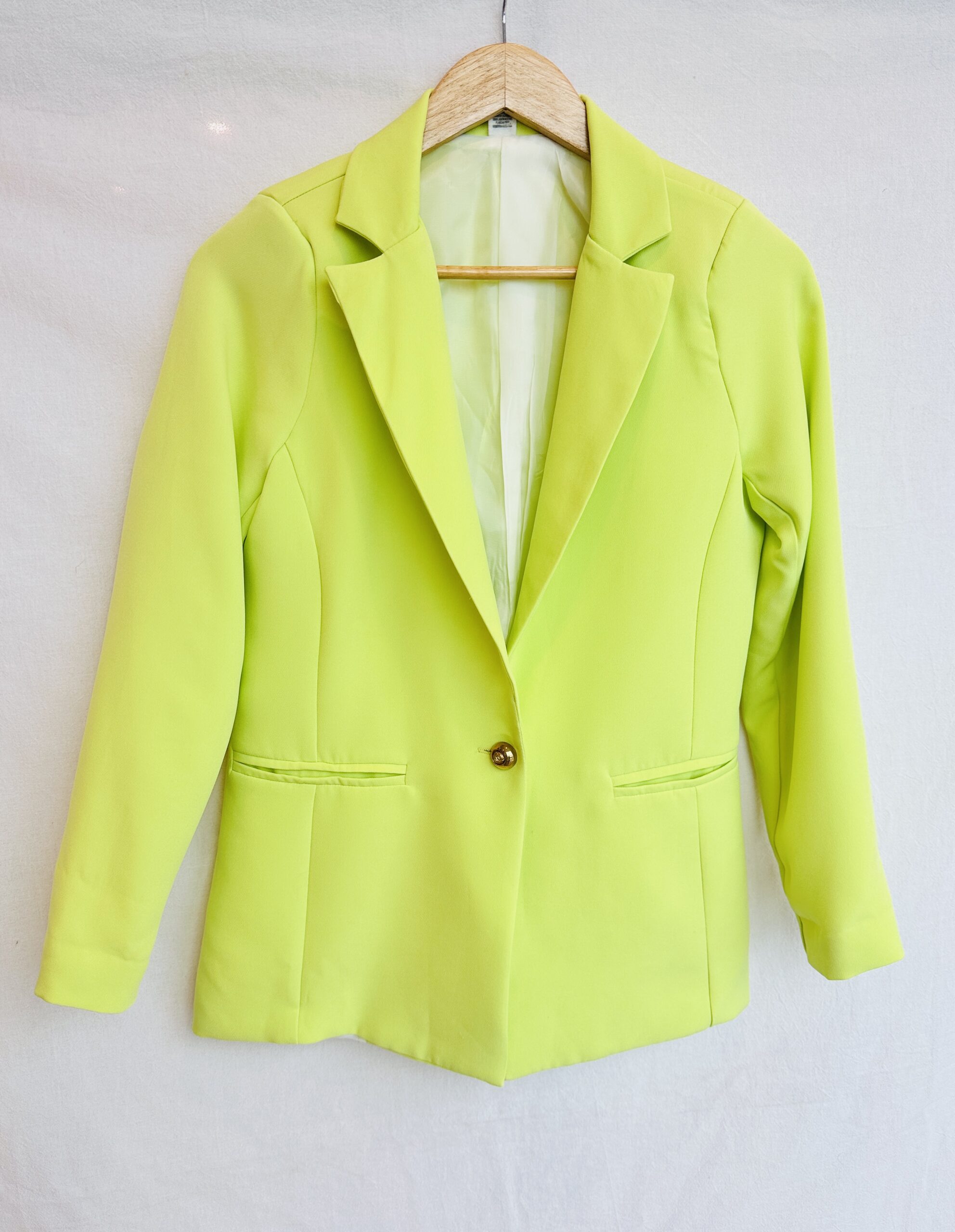 BLAZER VERDE MANZANA SIN MACRA (M)