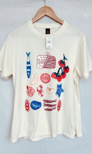 REMERA ALGODON  CREMA APRICOT (M)