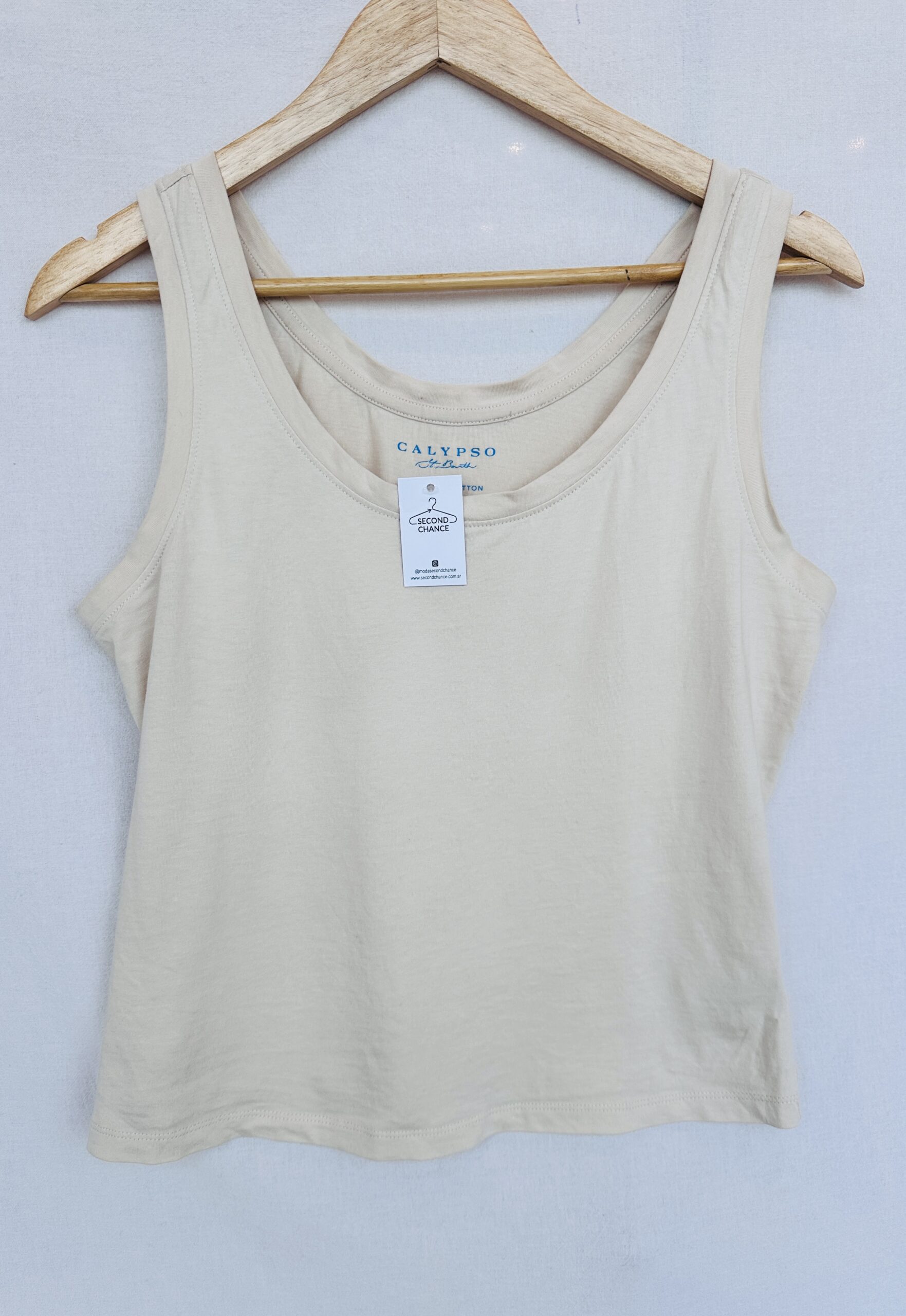 MUSCULOSA CREMA CALYPSO (M)
