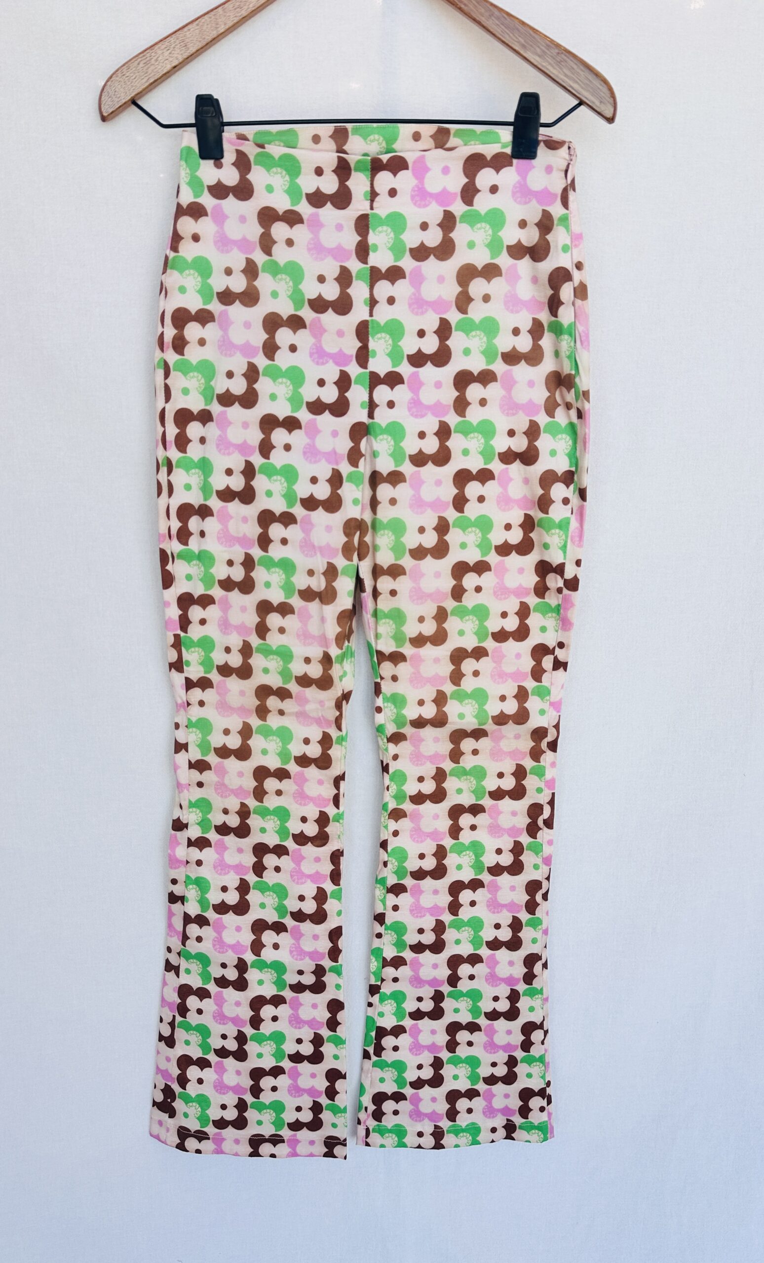 PANTALON ESTILO VINTAGE FLOREADO ELASTIZADO LAS PEPAS (S)