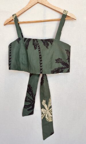 TOP DE LINO ESTAMPADO JUSTA PETRA (M)