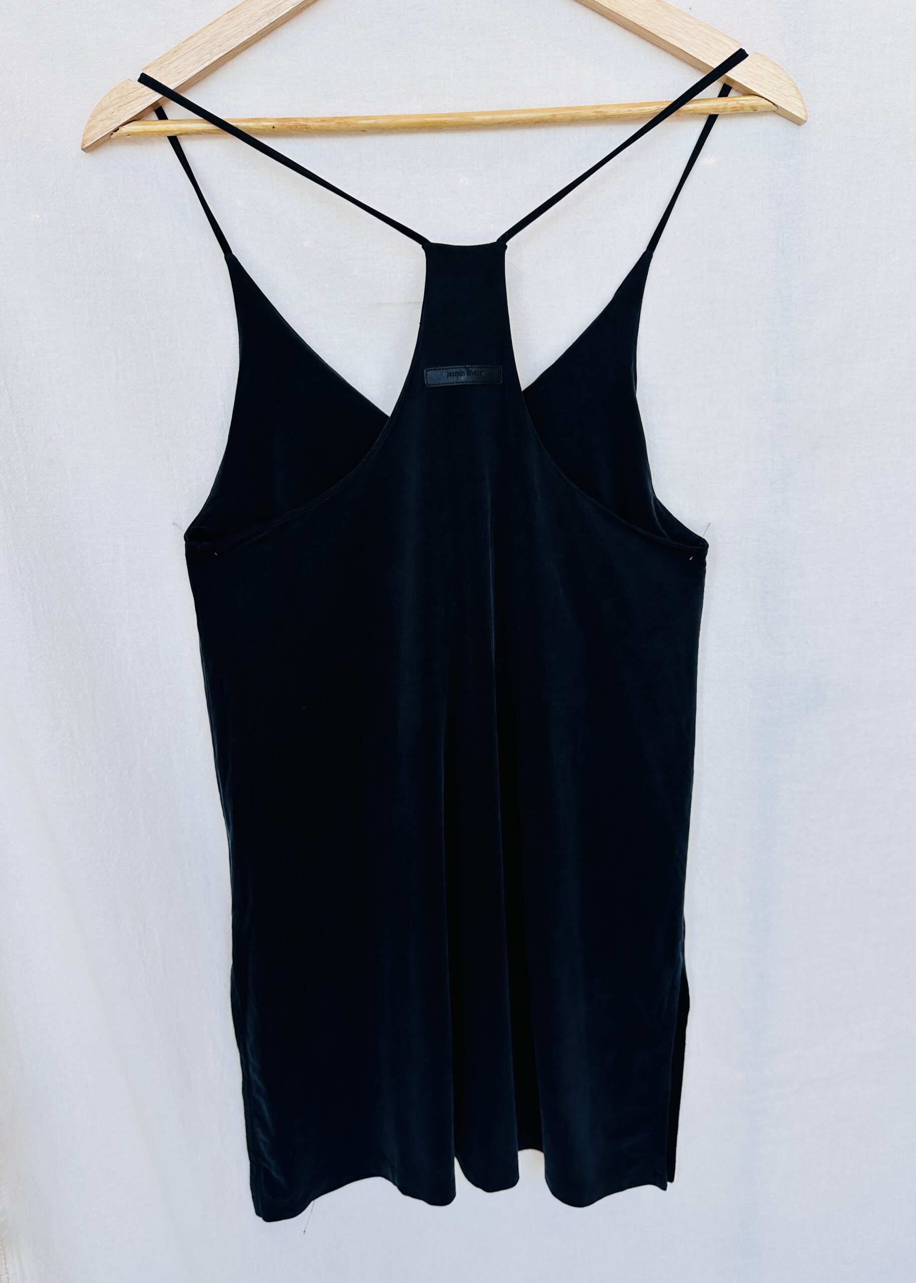 VESTIDO LENCERO NEGRO JAZMIN CHEBAR ( M) - Imagen 2