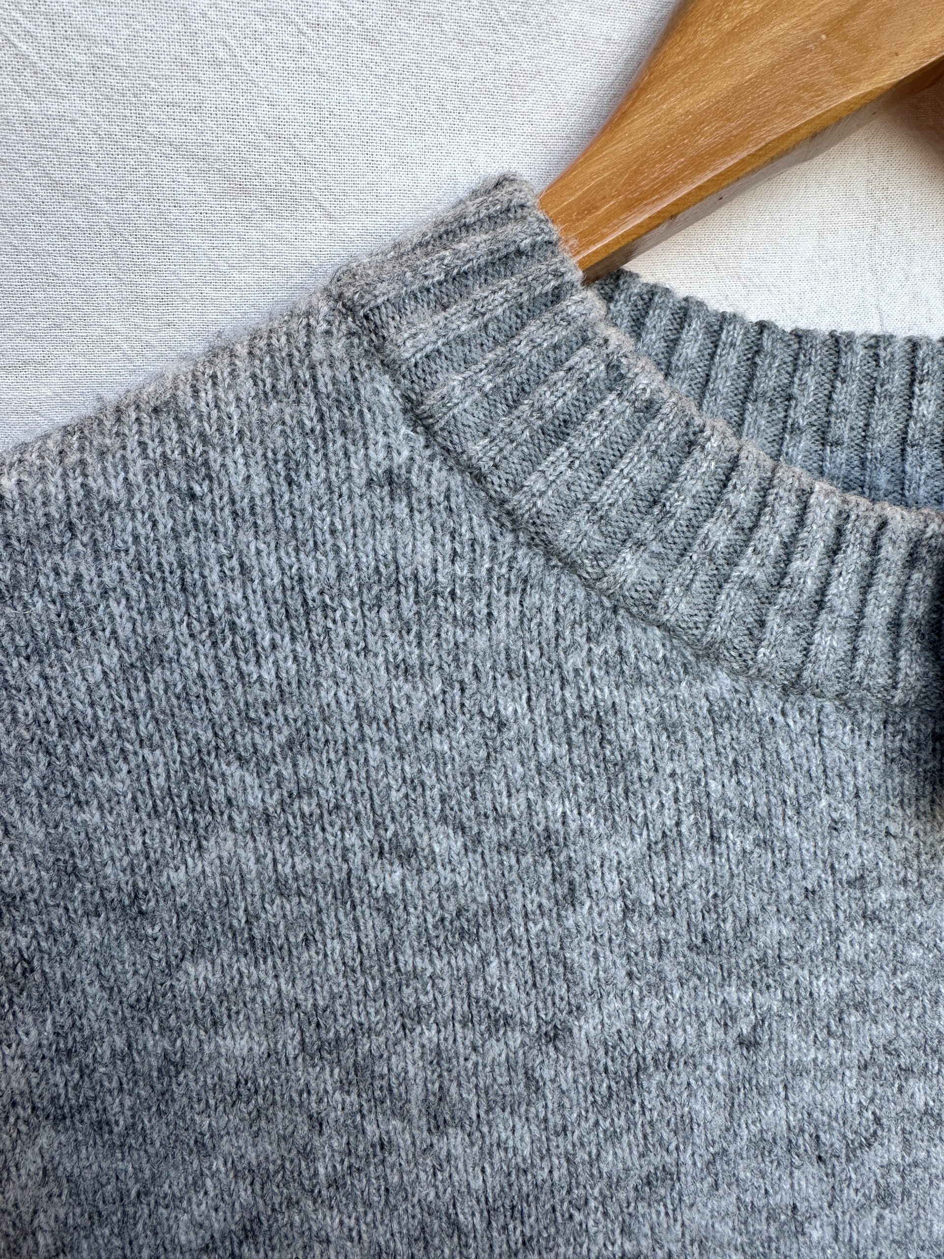 SWEATER ABRIGADO GRIS PORTSAID (M) - Imagen 3