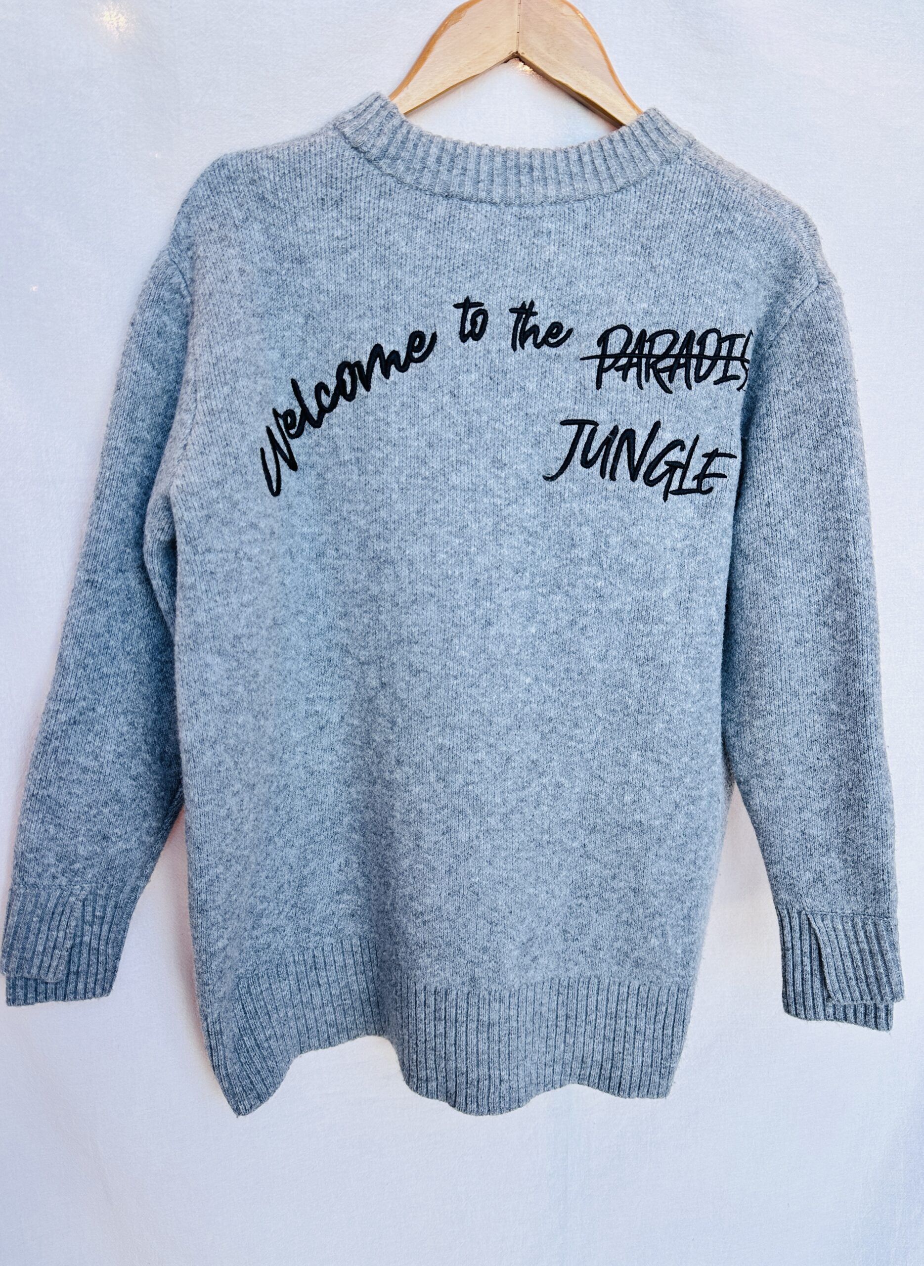 SWEATER ABRIGADO GRIS PORTSAID (M) - Imagen 2