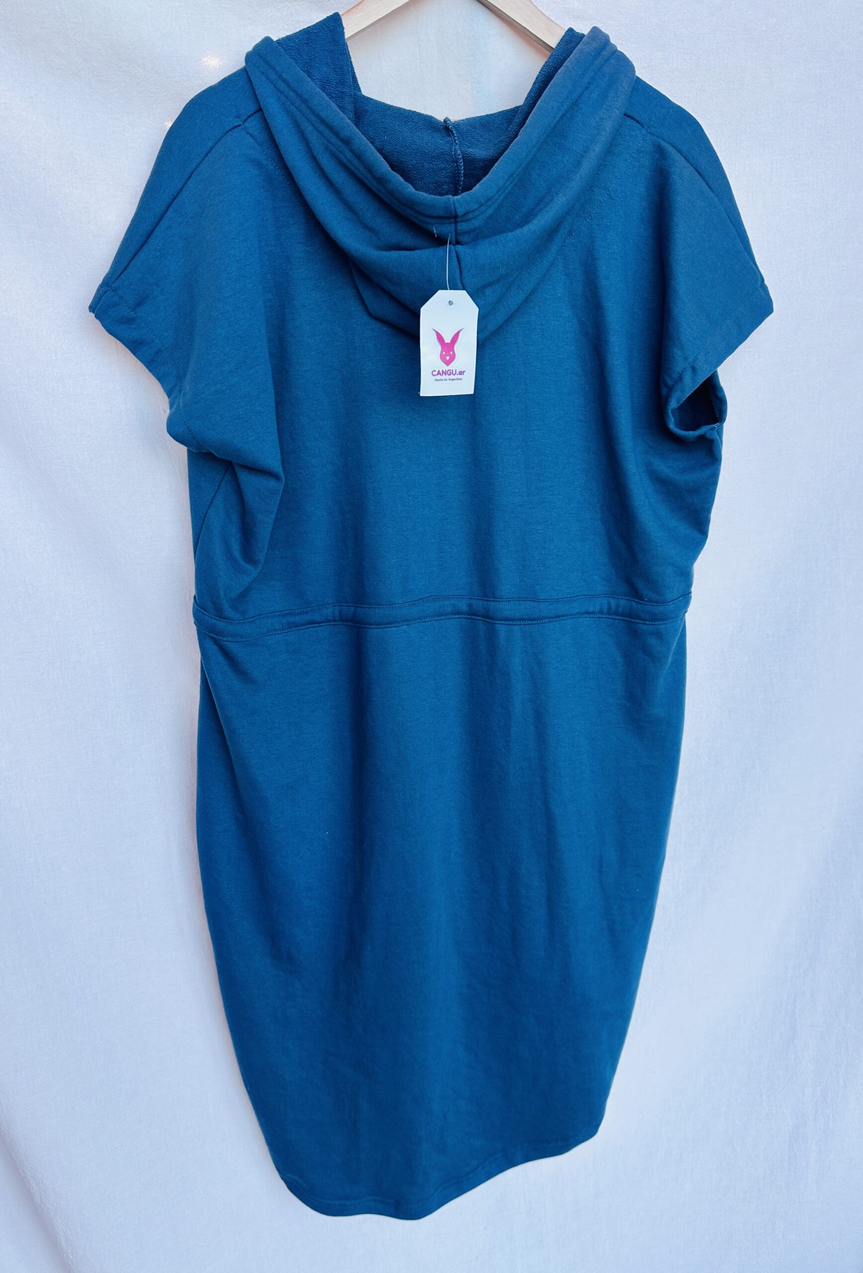 VESTIDO DEPORTIVO SIN MANGAS AZUL CANGU.AR NUEVO CON ETIQUETA(L) - Imagen 2