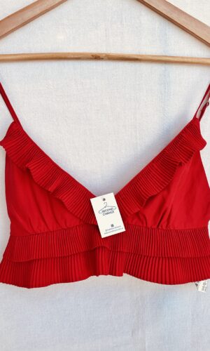 TOP ROJO ZARA (M)