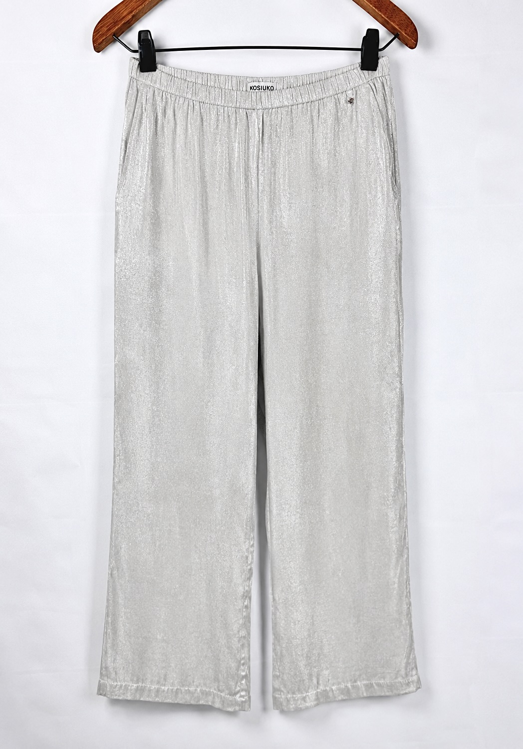 PANTALON BLANCO+PLATEADO LIVIANO KOSIUKO (M)