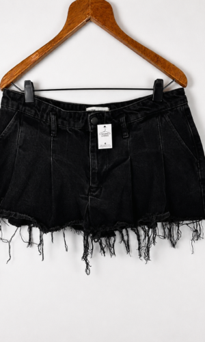POLLERA DE JEAN NEGRA ZARA (L)