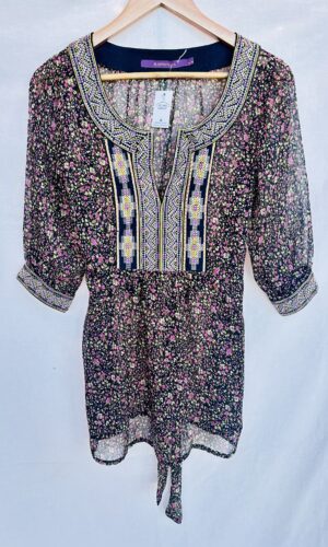 BLUSA FLOREADA RAPSODIA (S)