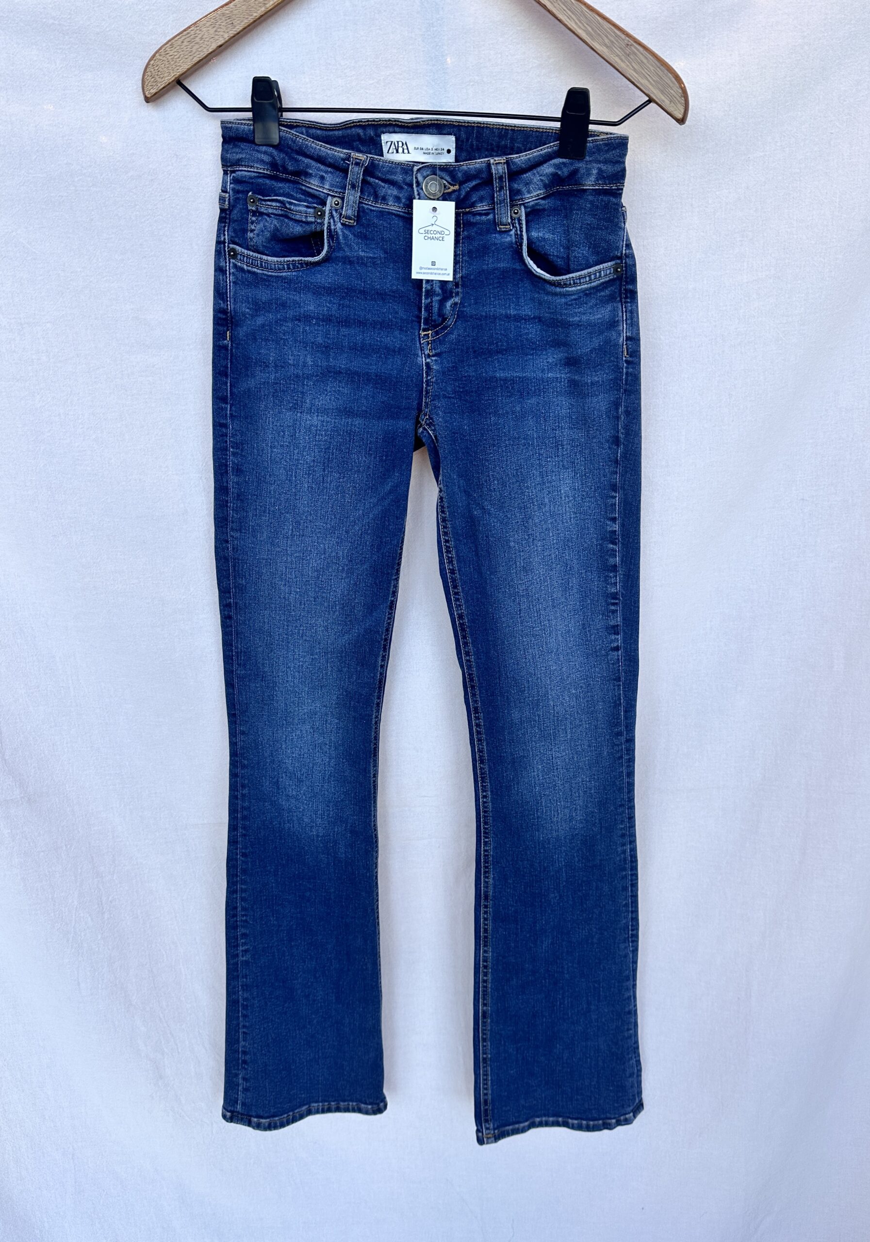 JEAN AZUL CLARO OXFORD ZARA (XS)