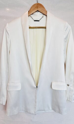 BLAZER BLANCO MANGA 3/4 TUCCI (M)