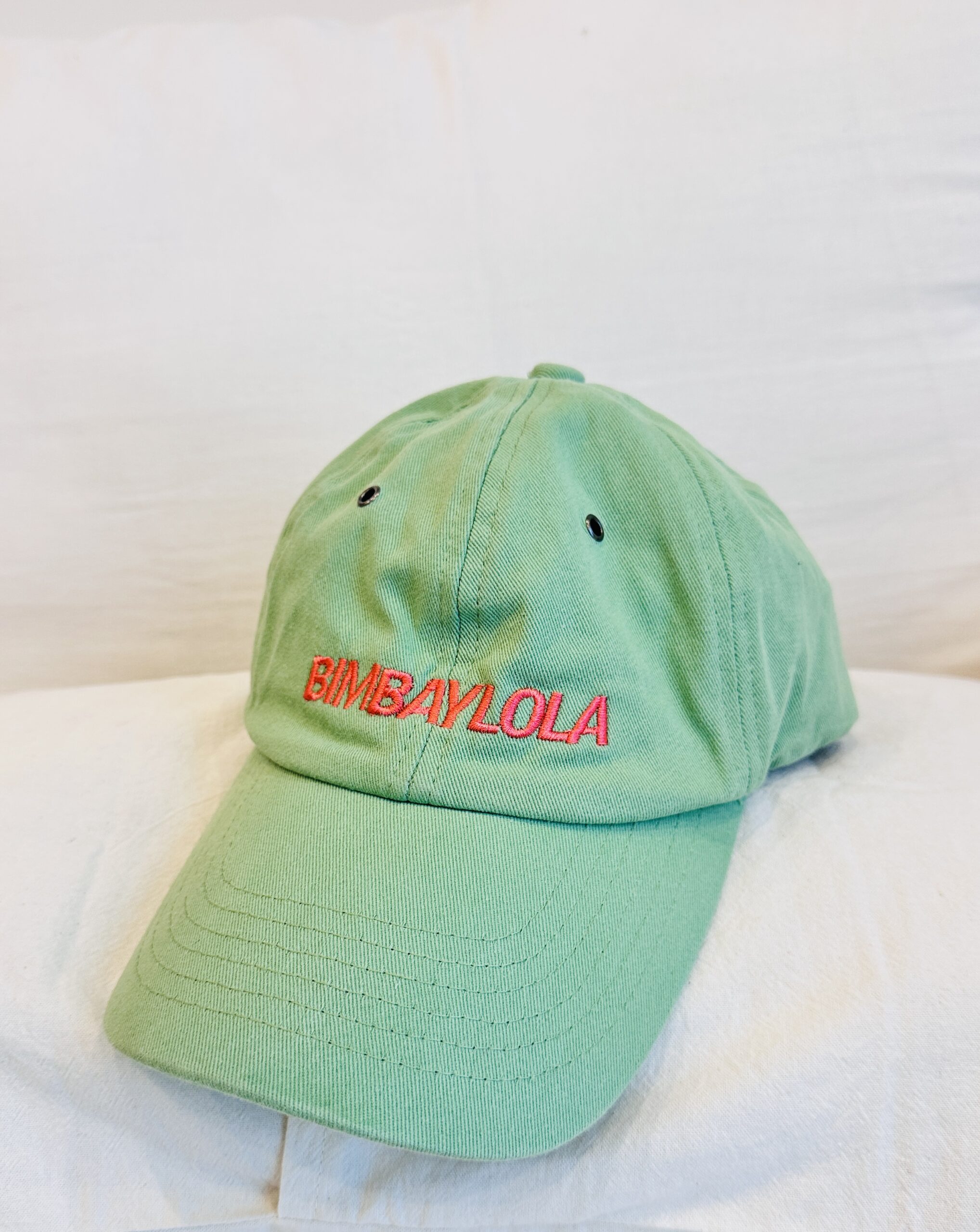 GORRA VERDE AGUA BIMBA Y LOLA CON ETIQUETA