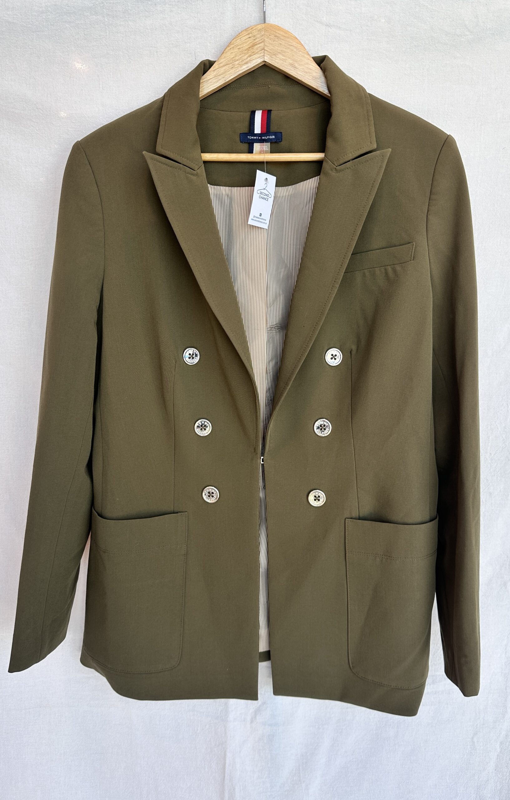 BLAZER VERDE MILITAR TOMMY HILFIGER (L)