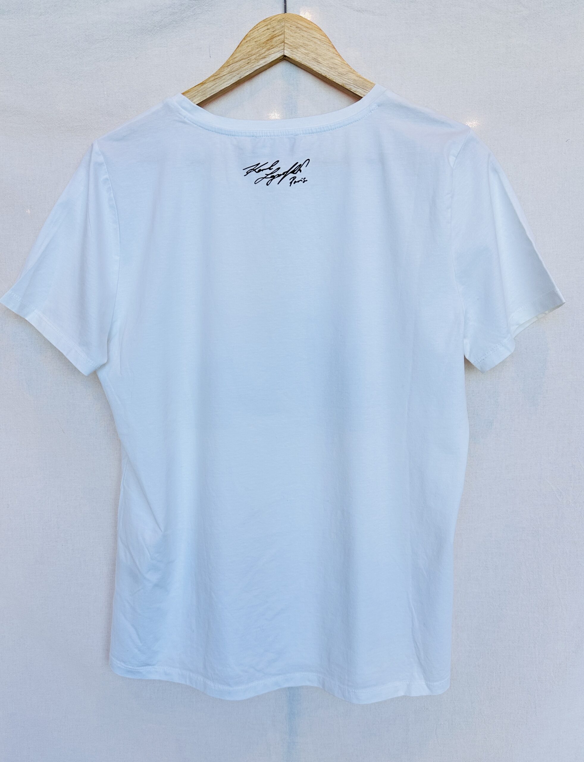 REMERA KARL LAGERFELD BLANCA + STRASS (M) - Imagen 2