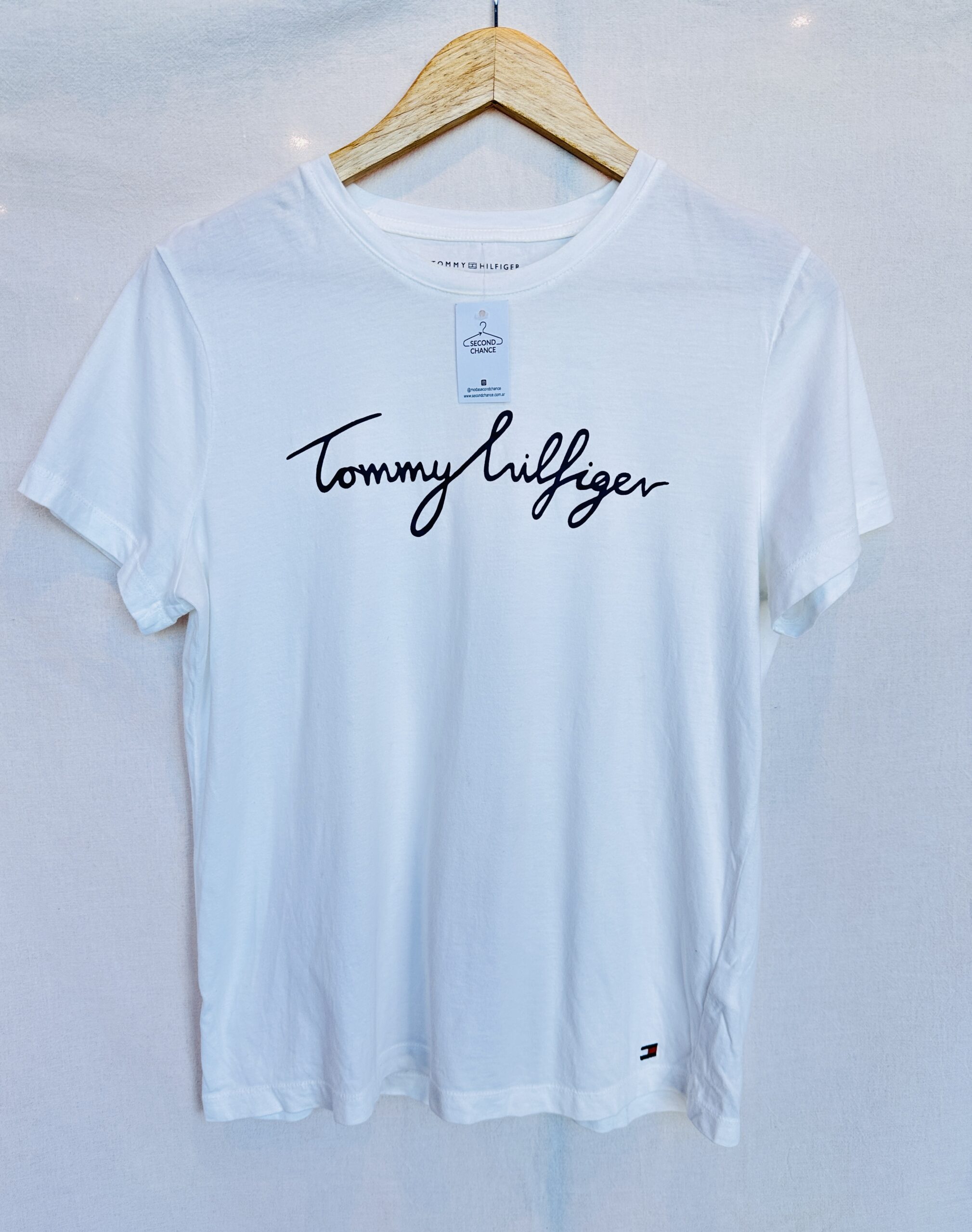 REMERA BLANCA TOMMY HILFIGER (M)