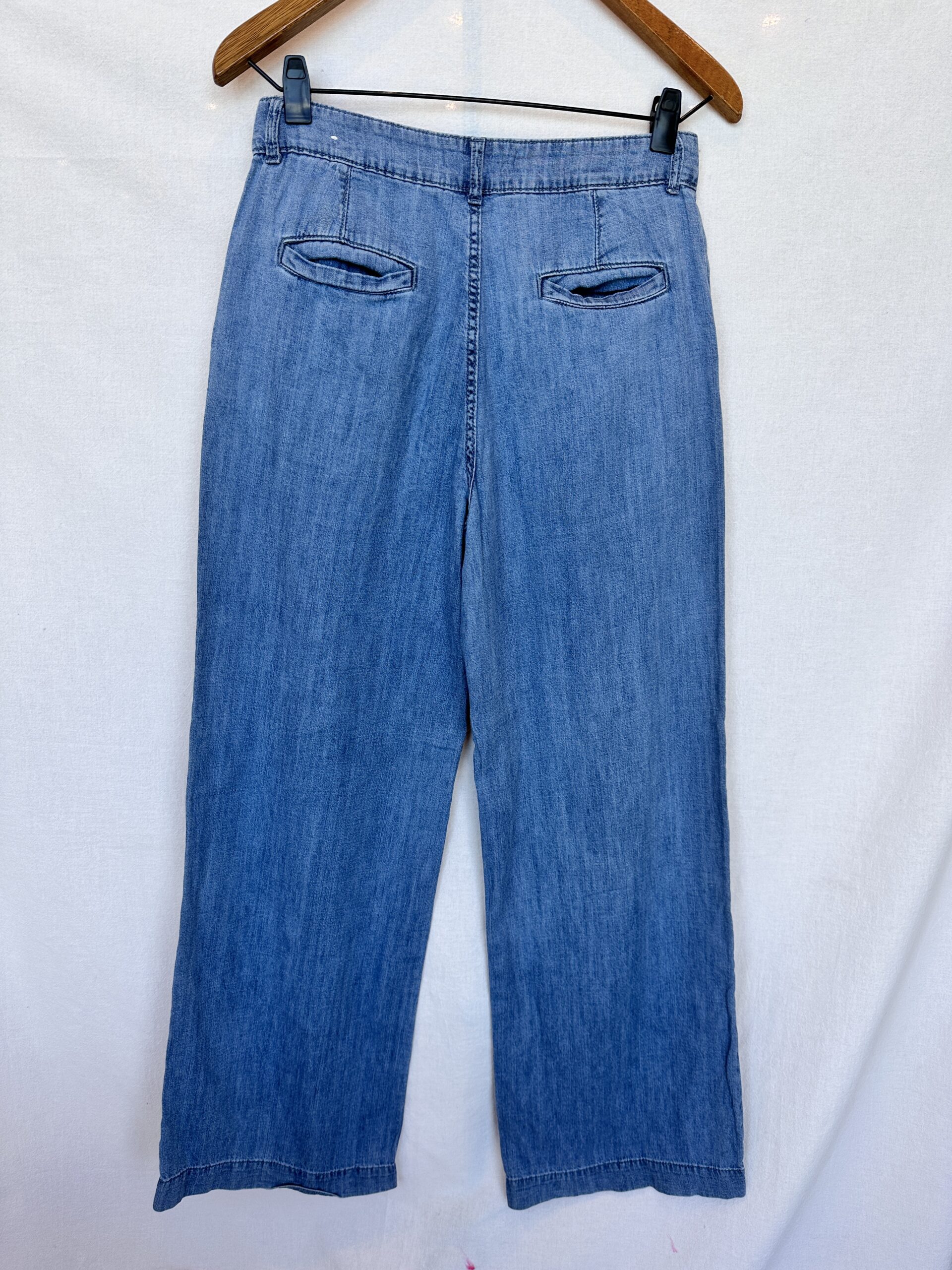 JEAN LIVIANO WIDE LEG MANGO (M) - Imagen 2