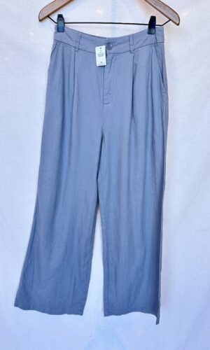 PANTALON GRIS DE LINO REWASH (M)