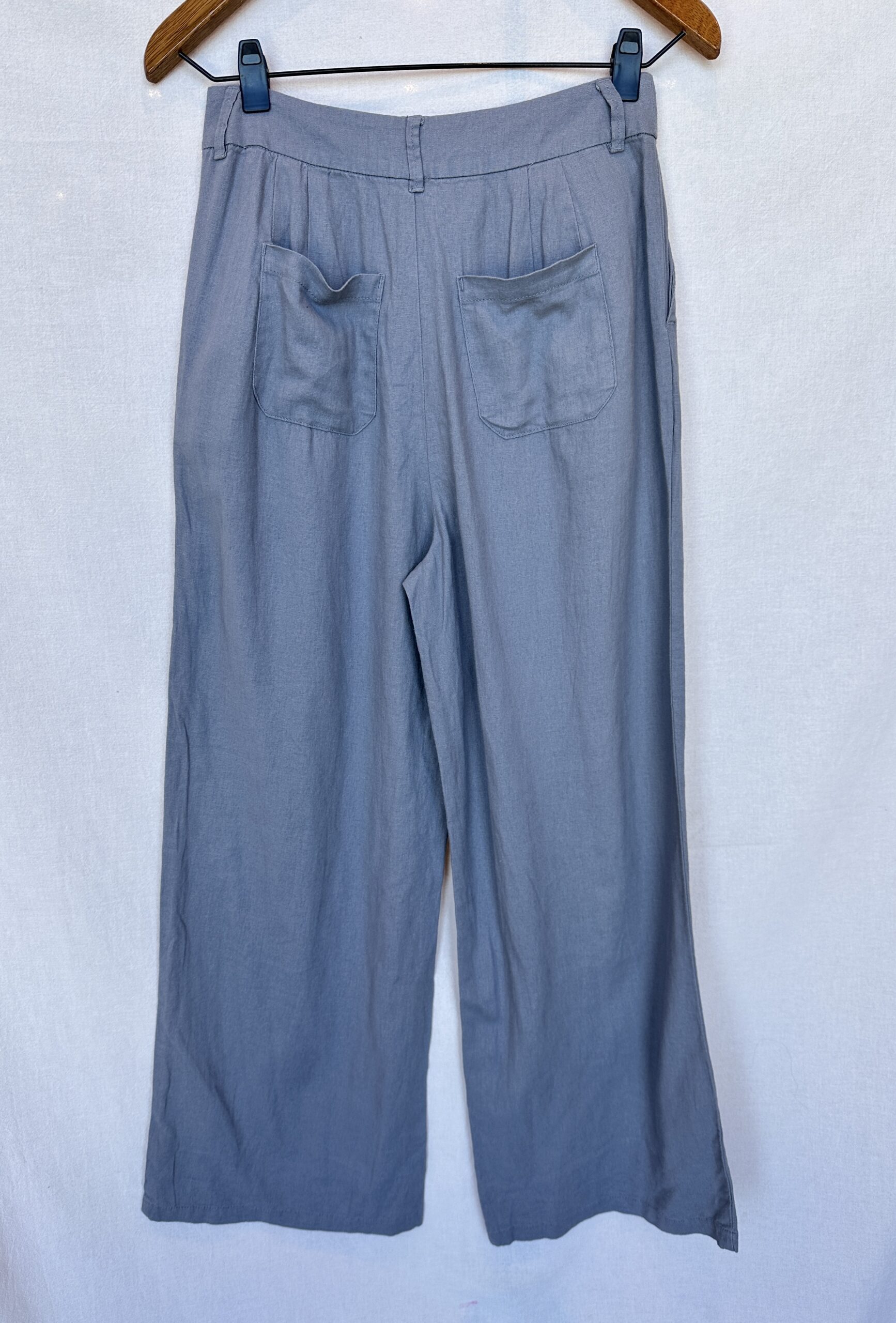 PANTALON GRIS DE LINO REWASH (M) - Imagen 2