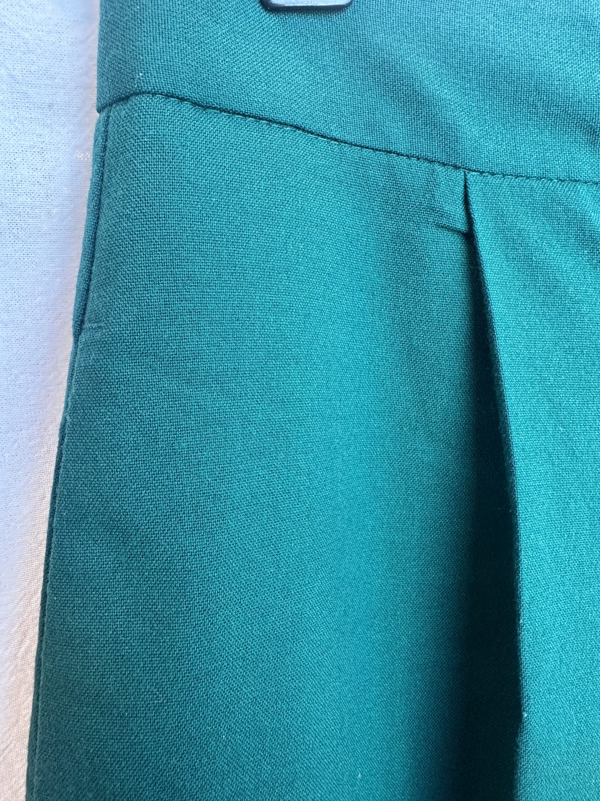 PANTALON DE VESTIR VERDE ZARA (M) - Imagen 3