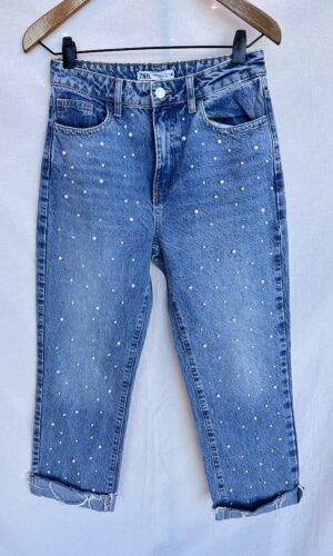 JEAN RIGIDO + PERLAS ZARA (M)