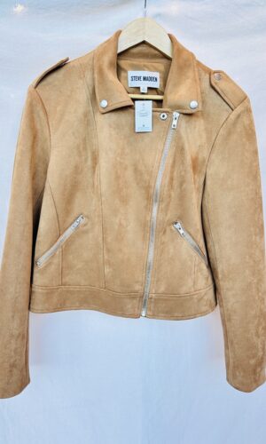 CHAQUETA MARRON DE GAMUZA STEVE MADDEN (L)