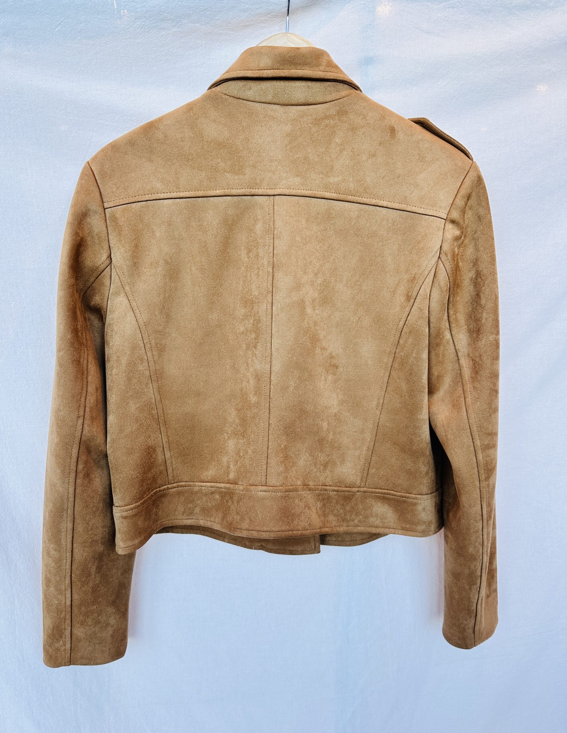 CHAQUETA MARRON DE GAMUZA STEVE MADDEN (L) - Imagen 2
