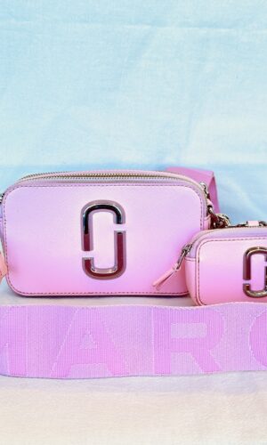 MINI BANDOLERA ROSA + MONEDERO MARC JACOBS