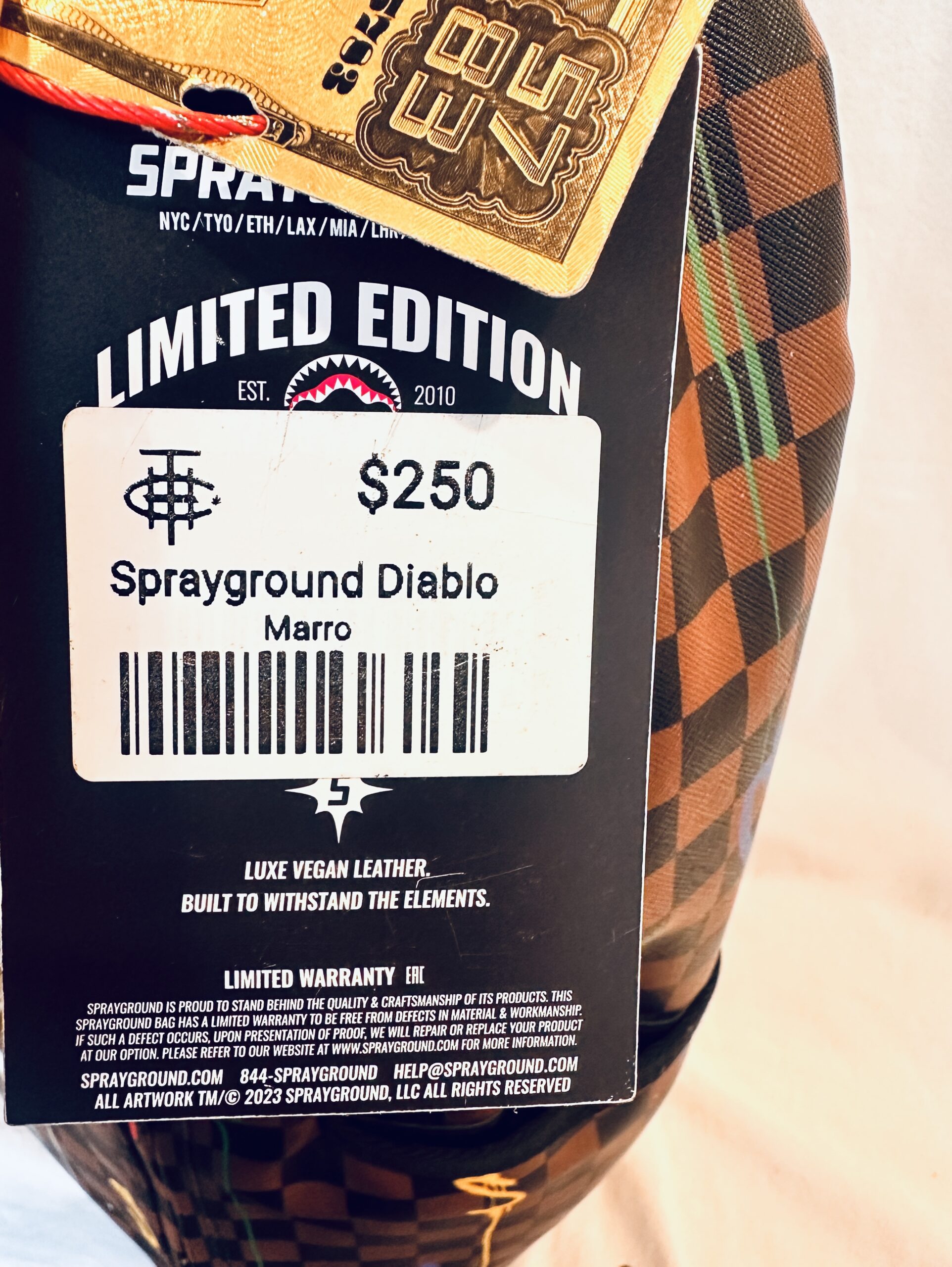 MOCHILA SPRAY GROUND DIABLO CUADRILLE+ESTAMPA - Imagen 4