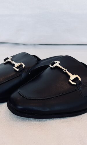 MULES ESTILO LOAFER CON HERRAJE METALICO OLD NAVI (38)
