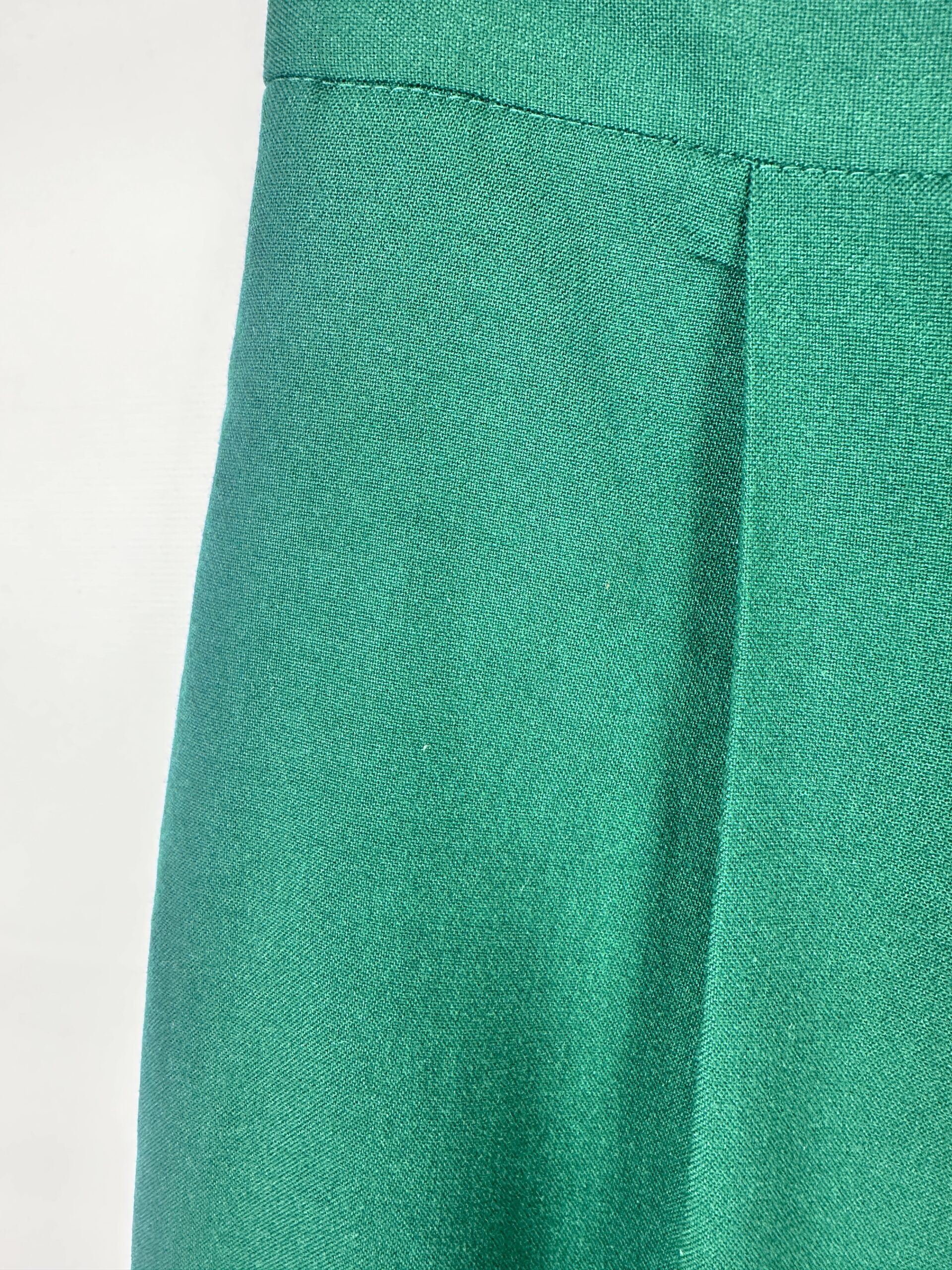 PANTALON DE VESTIR VERDE ZARA (M) - Imagen 2