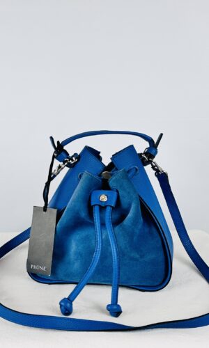 CARTERA POLLY AZUL PRUNE CON ETIQUETA