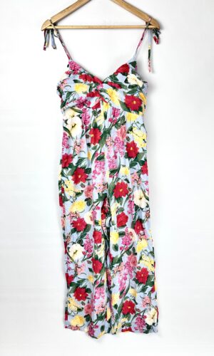 MONO LARGO DE LINO FLOREADO OLD NAVY (M)