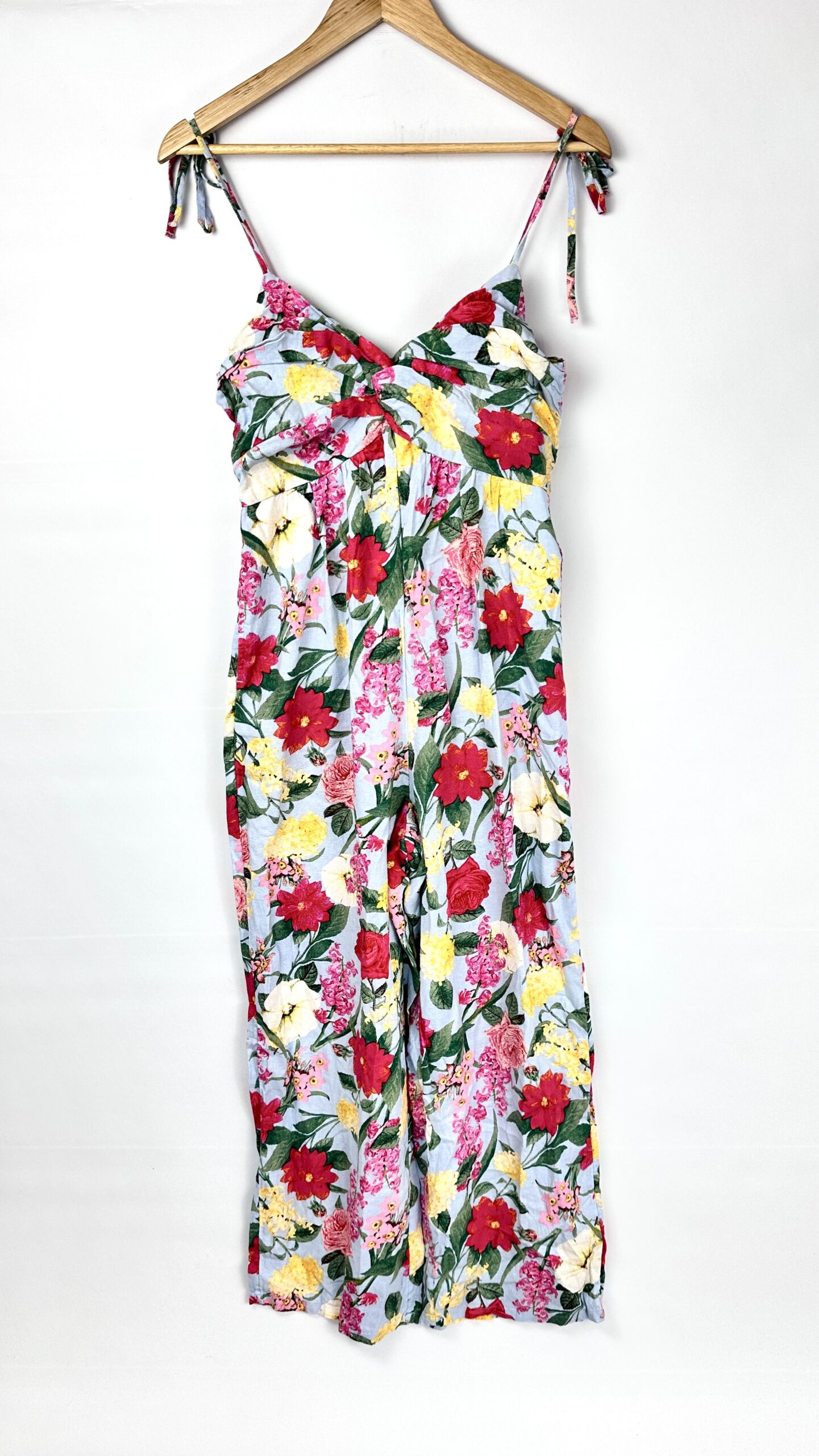 MONO LARGO DE LINO FLOREADO OLD NAVY (M)