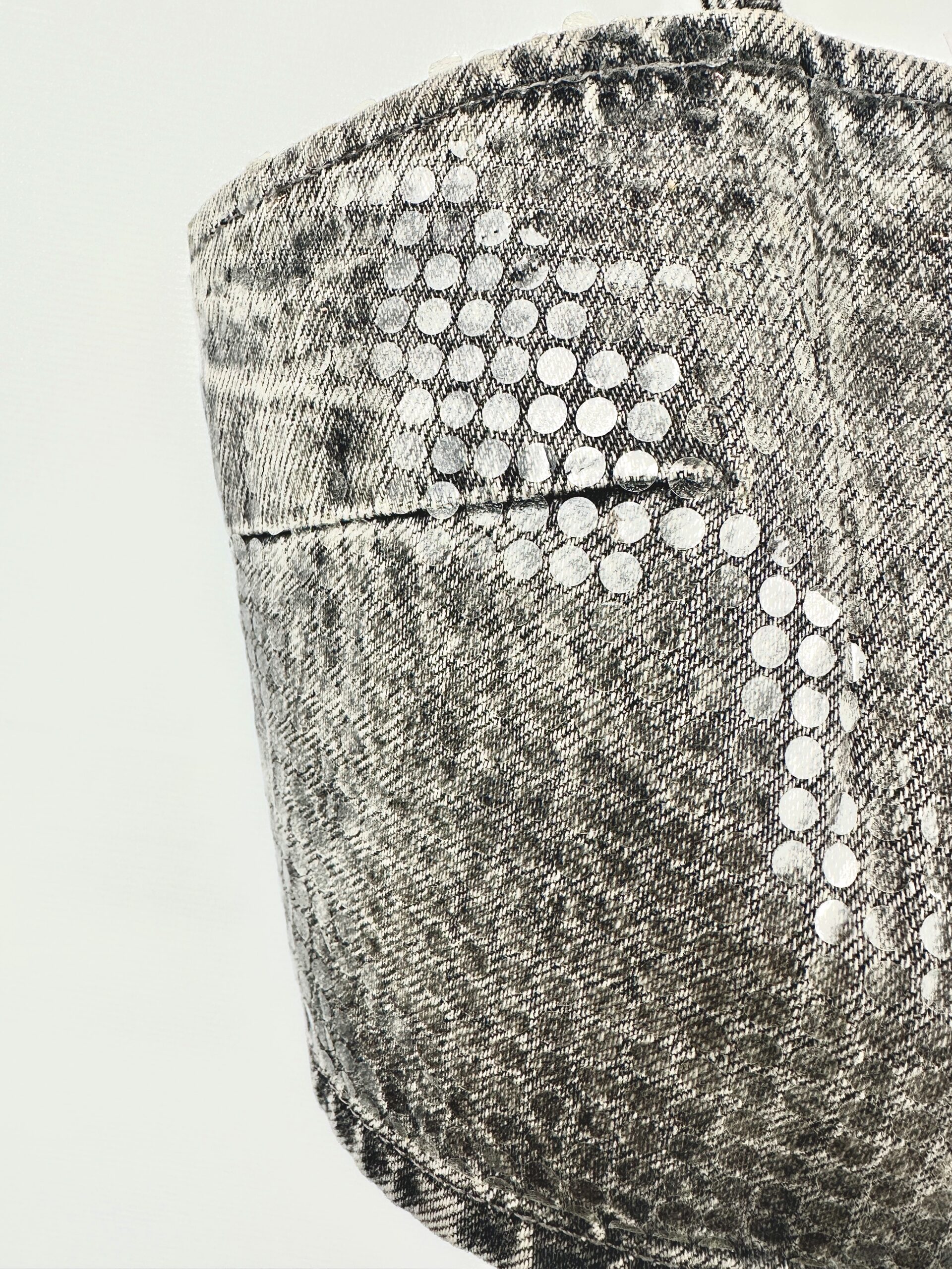 TOP DE JEAN + BRILLOS ZARA (M) - Imagen 2