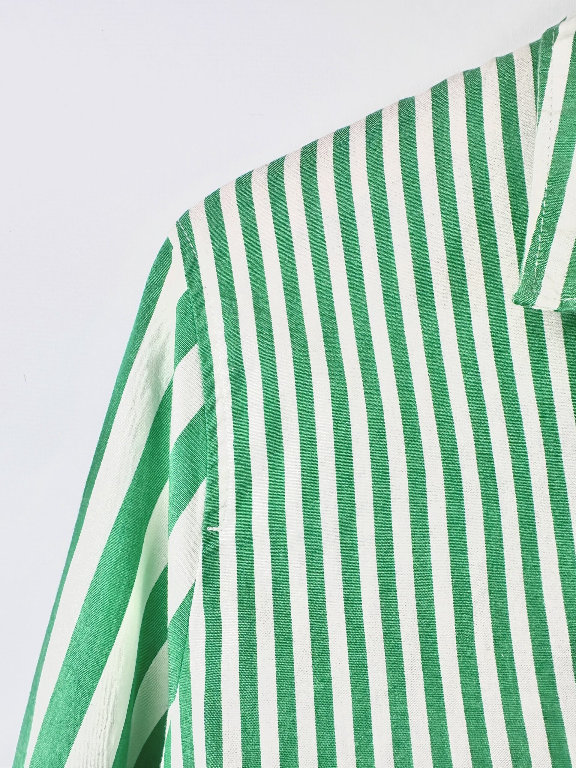 CAMISA A RAYAS VERDE Y BLANCA J. CREW (L) - Imagen 2
