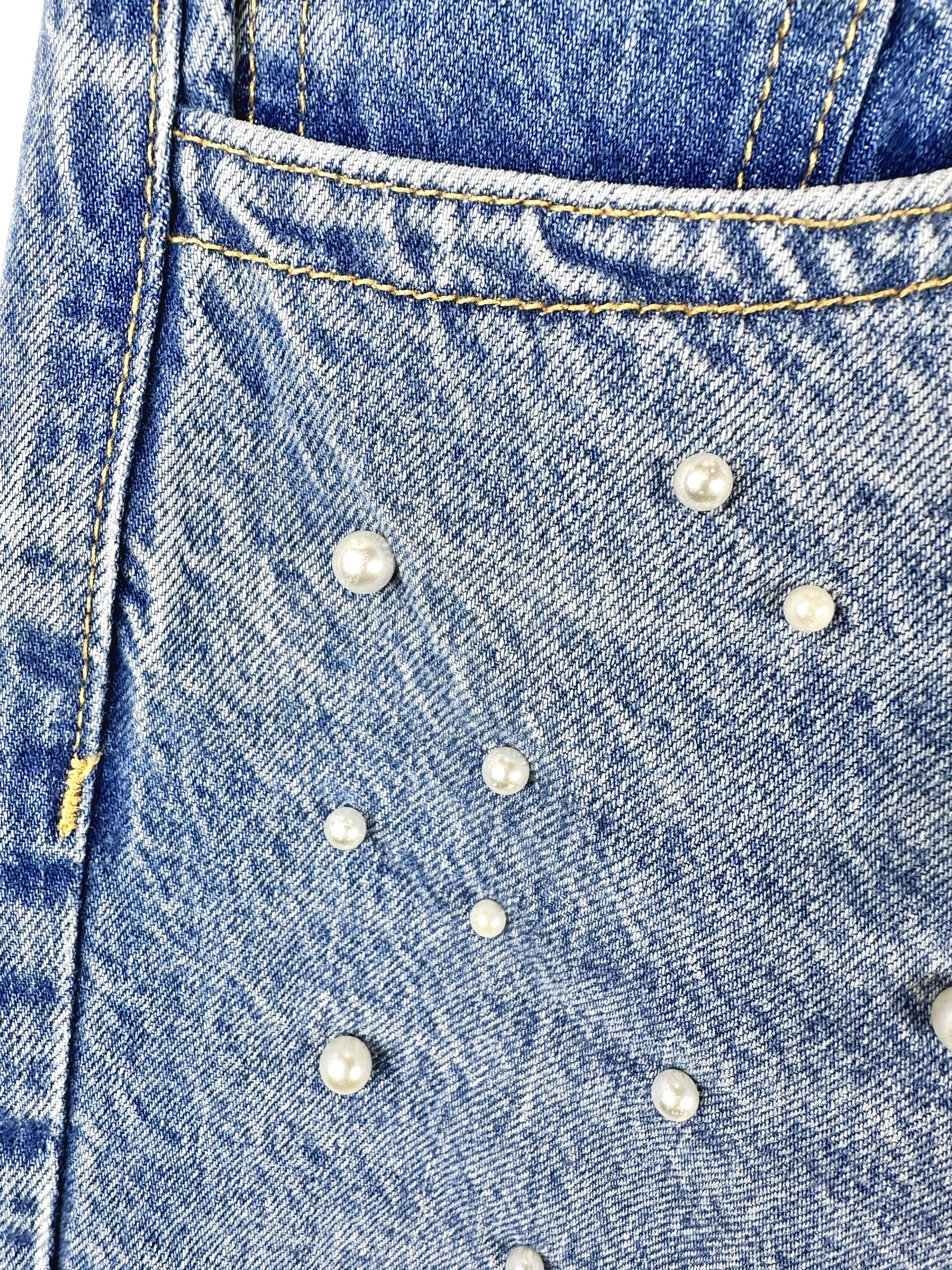 JEAN RIGIDO + PERLAS ZARA (M) - Imagen 2