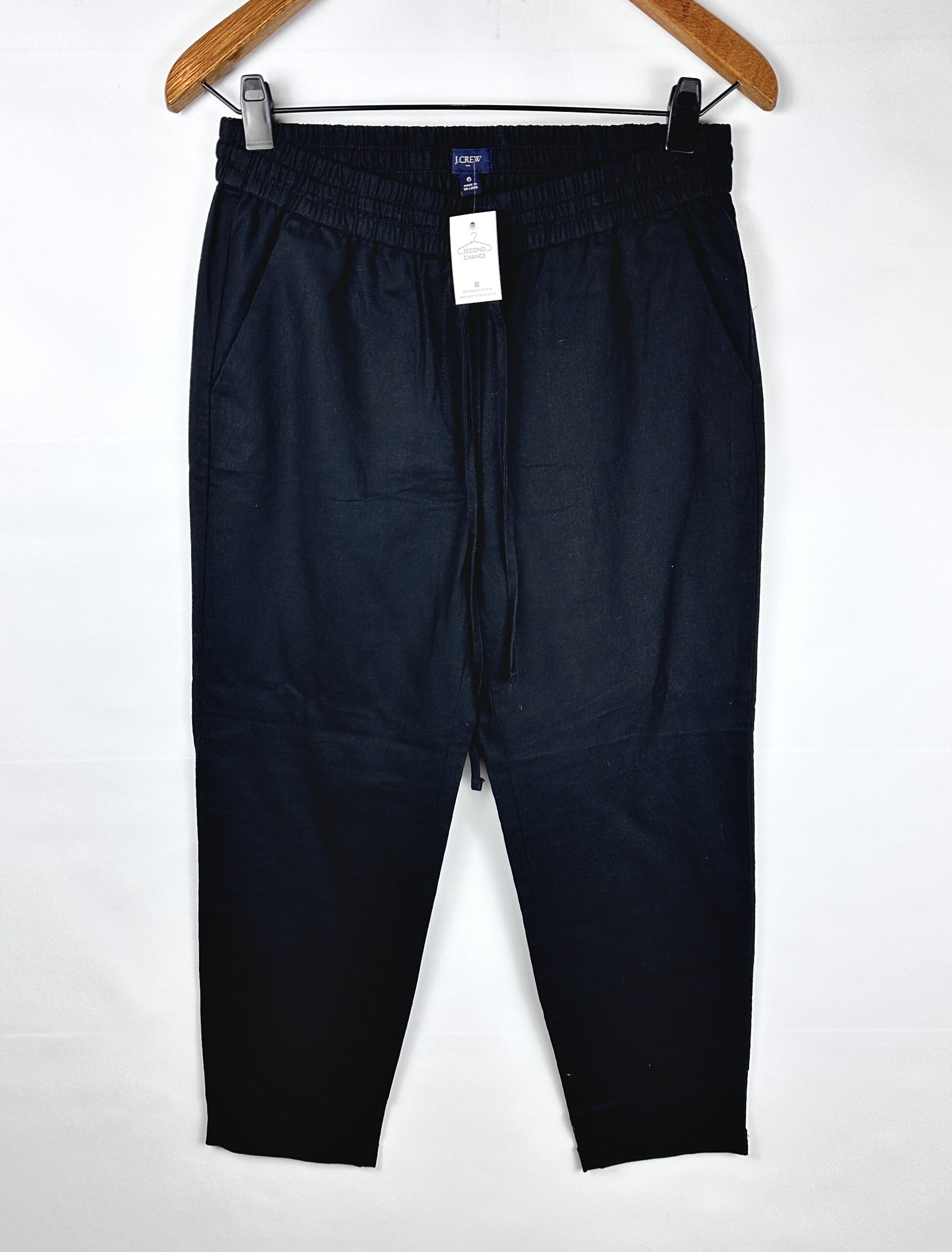PANTALON DE LINO NEGROJ.CREW (M)