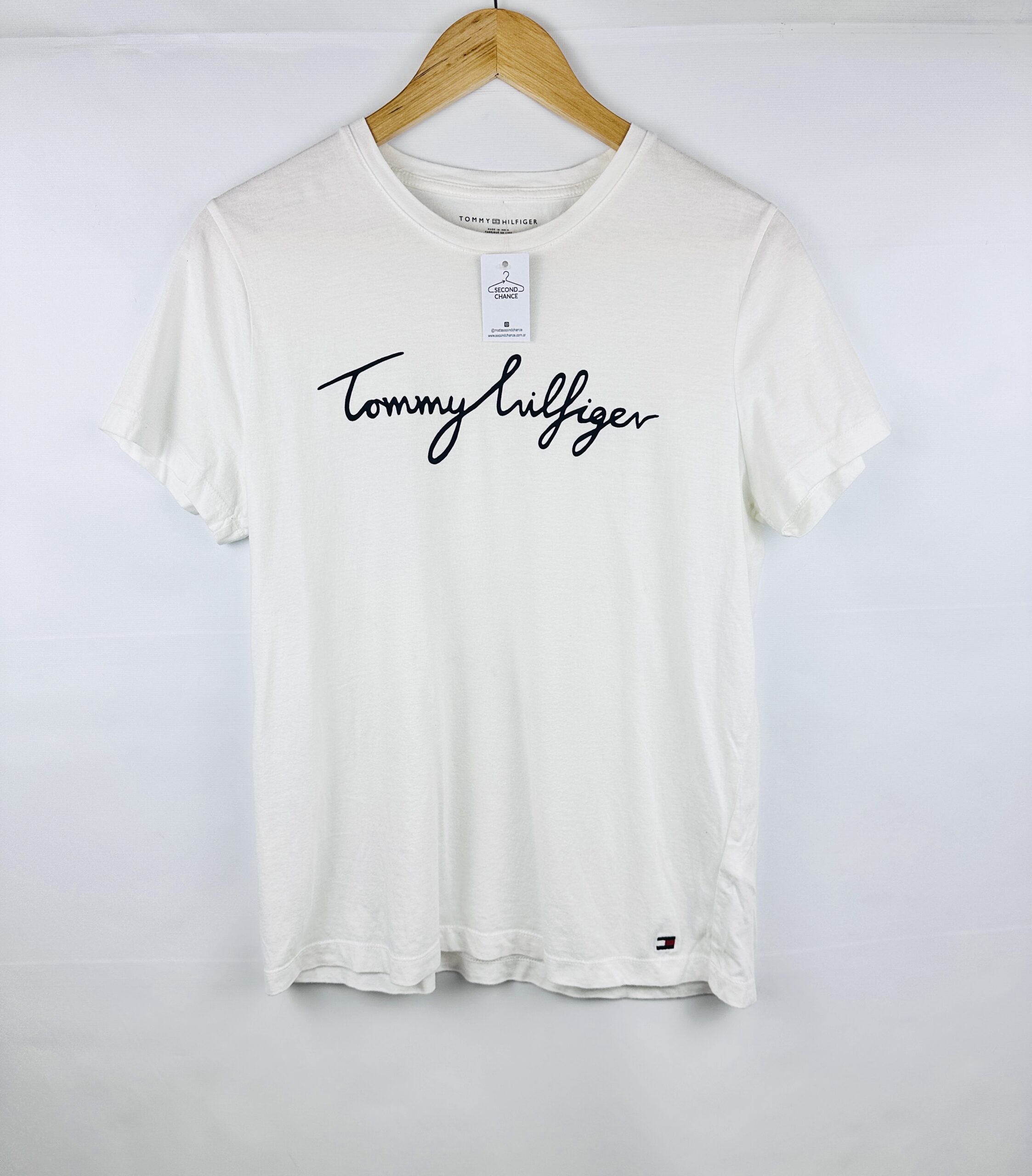 REMERA BLANCA TOMMY HILFIGER (M)