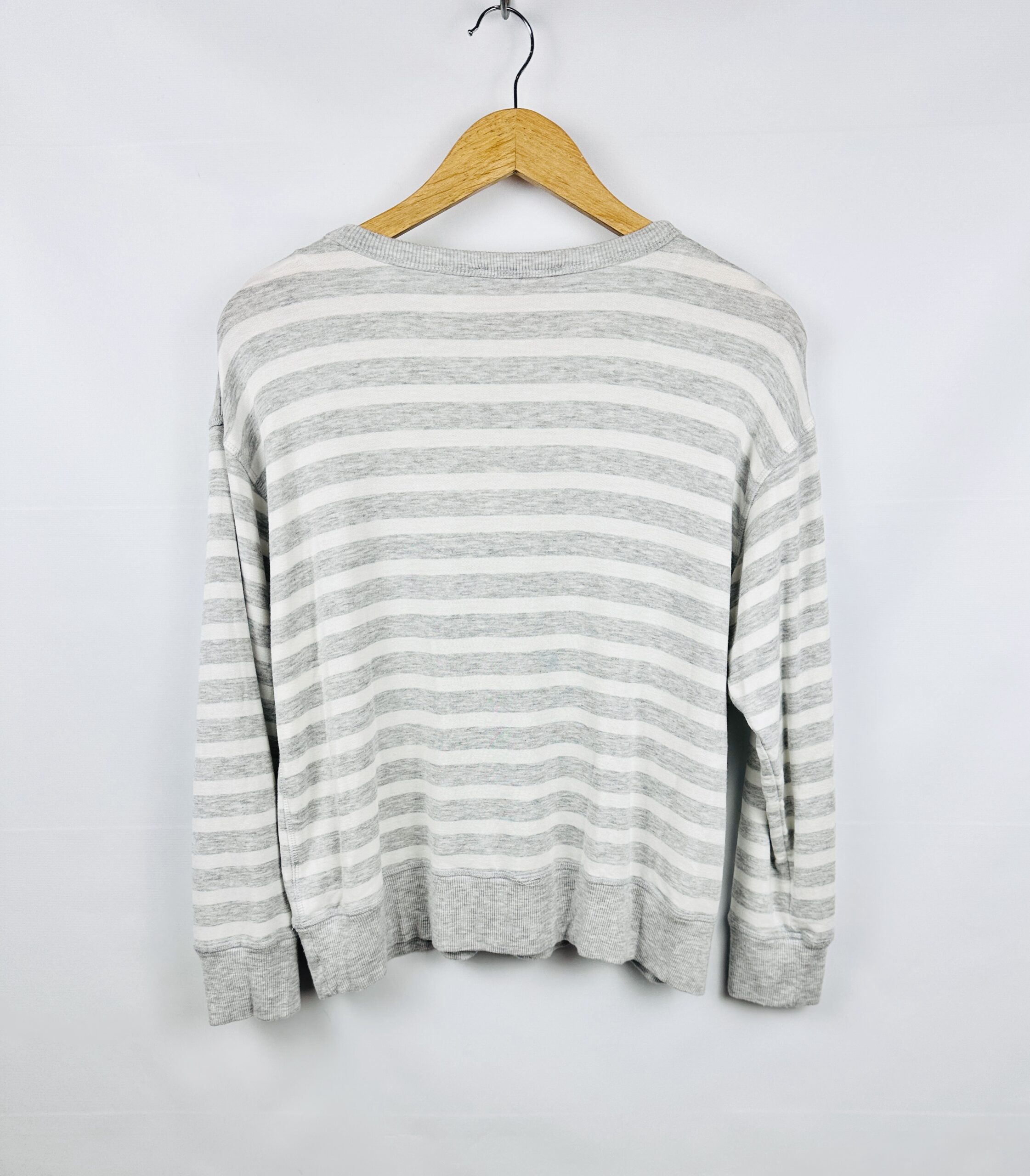 SWEATER LIVIANO A RAYAS GRIS+BLANCO PHILOSOPHY (L) - Imagen 3