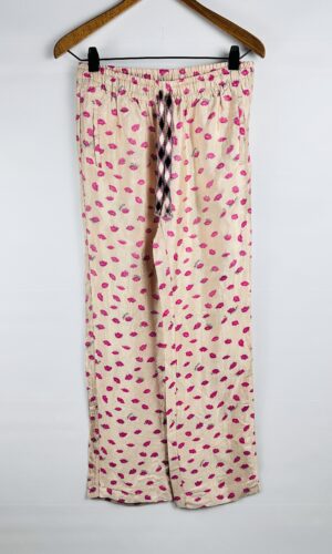 PANTALON PIJAMA ROSA+ ESTAMPA BESOS ZADIG & VOLTAIRE (M)