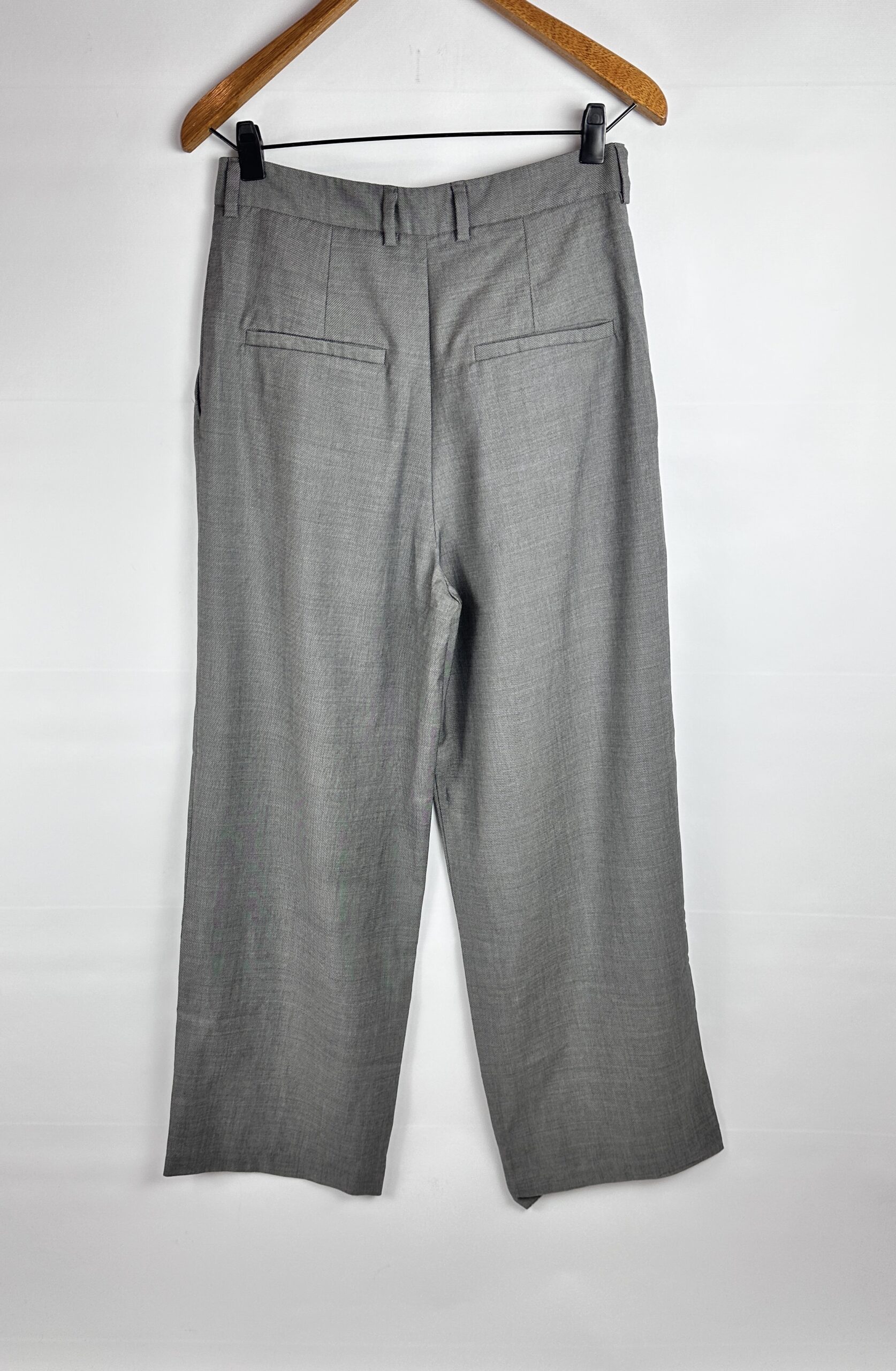 PANTALON SASTRERO WIDE LEG NAUM GRIS (M) - Imagen 3